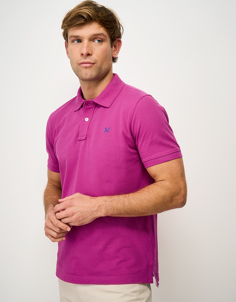 Classic Pique Polo Shirt in Pink