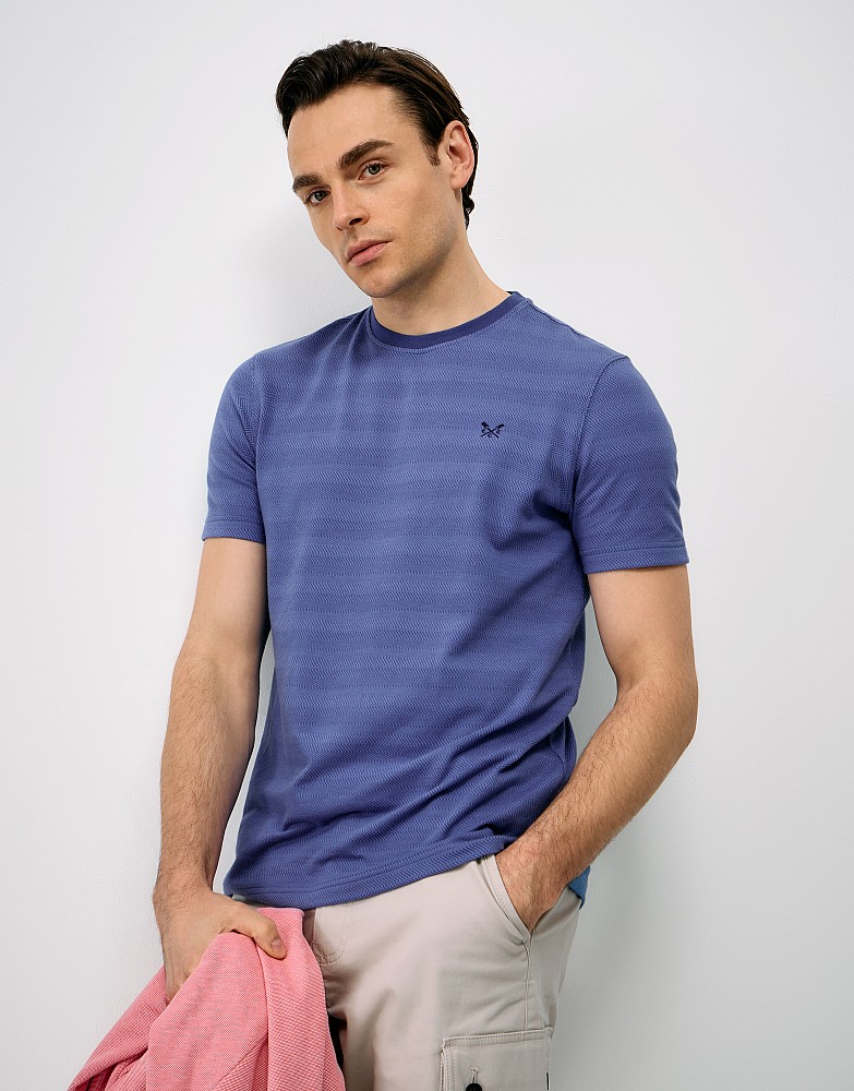 Herringbone Rib in Dutch Blue