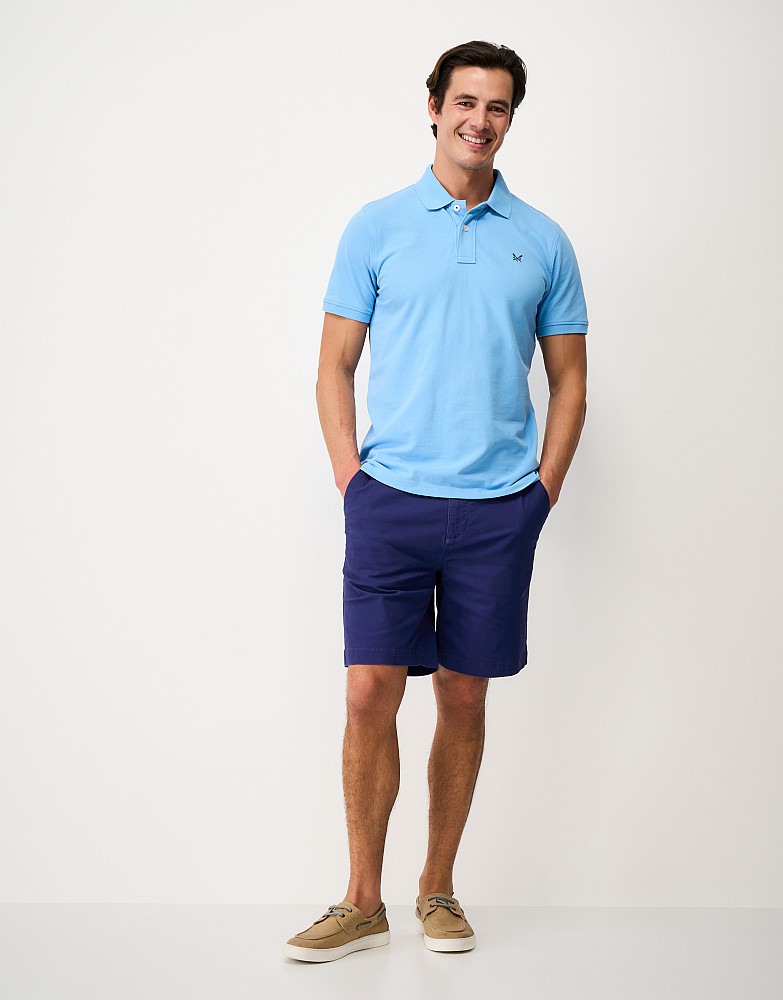 Bermuda Chino Stretch Shorts in Marine Blue
