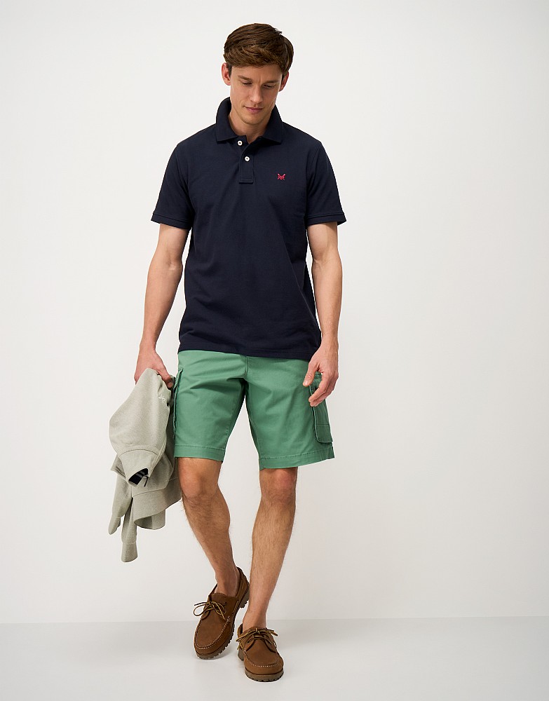 Formby Cotton-Stretch Cargo Shorts in Green