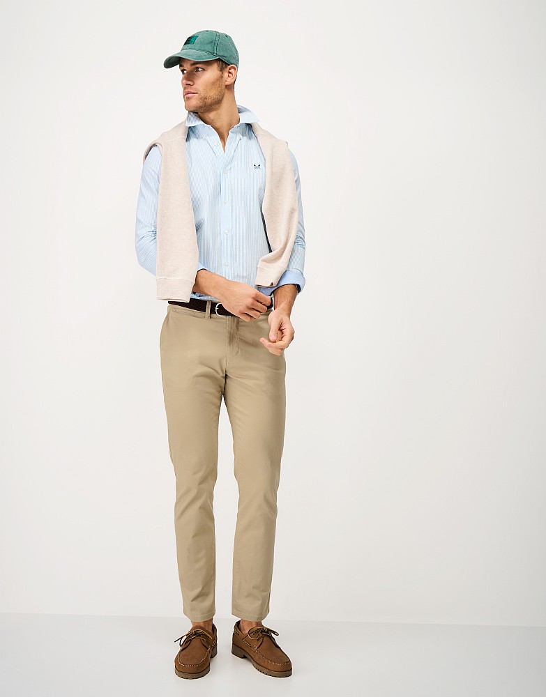 Straight Chino in Stone Beige