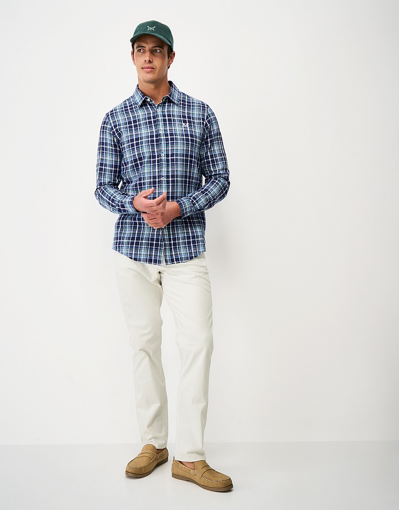 Slim Chinos in White