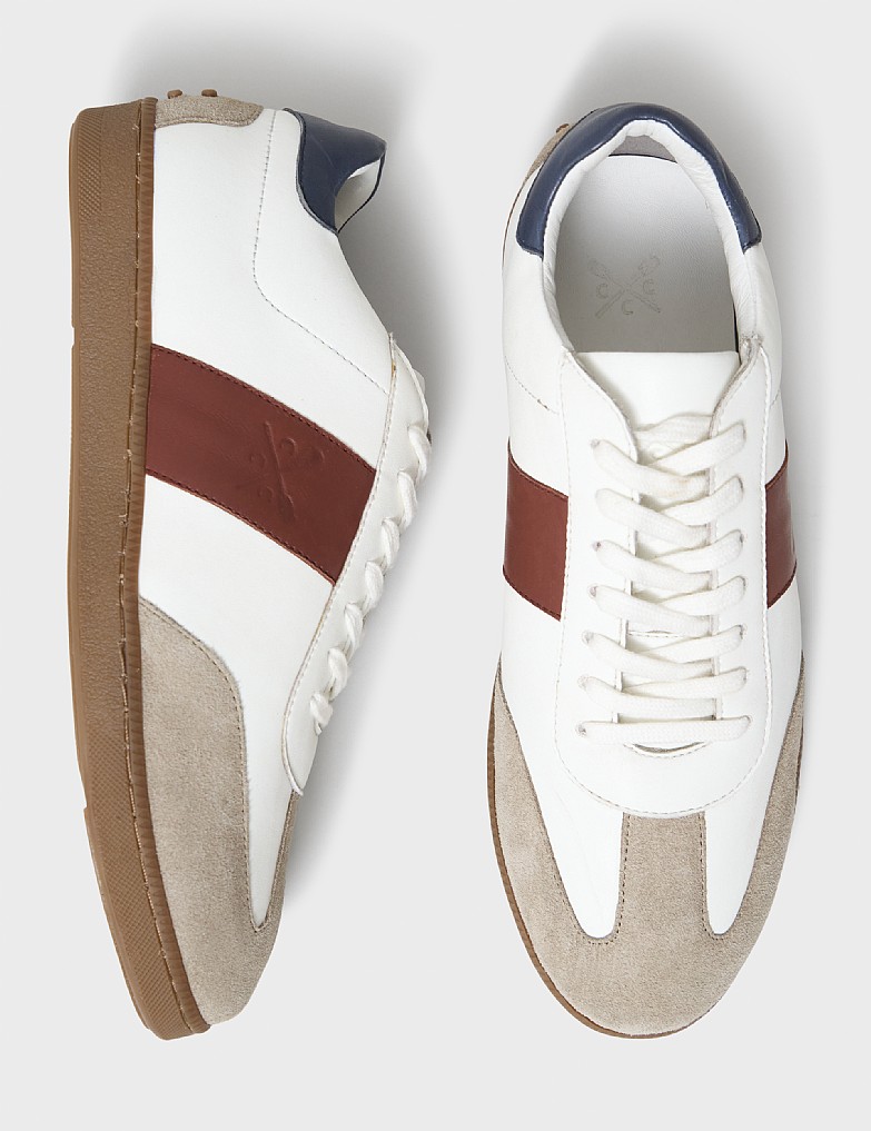 Boat Detail Trainers in White