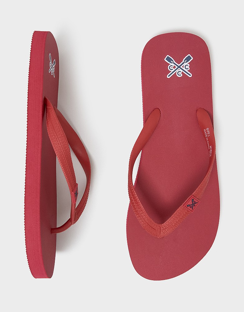 Flip Flops in Cherry Red