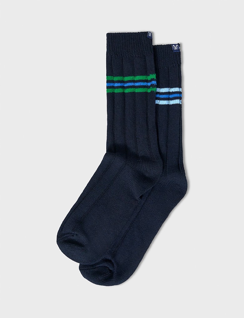 2 Pack Rugby Socks in Navy