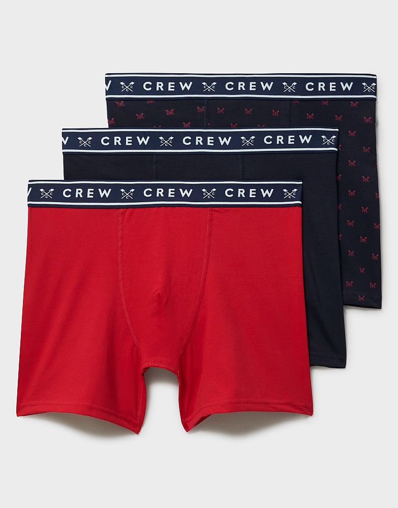 3 Pack Jersey Boxer Briefs in Black