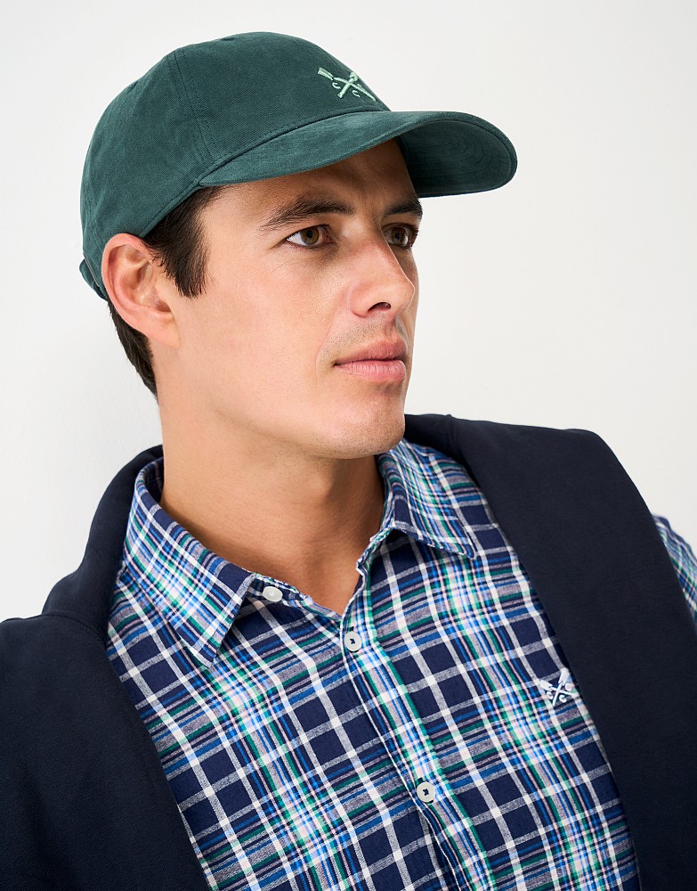 Crew Cotton Cap in Green