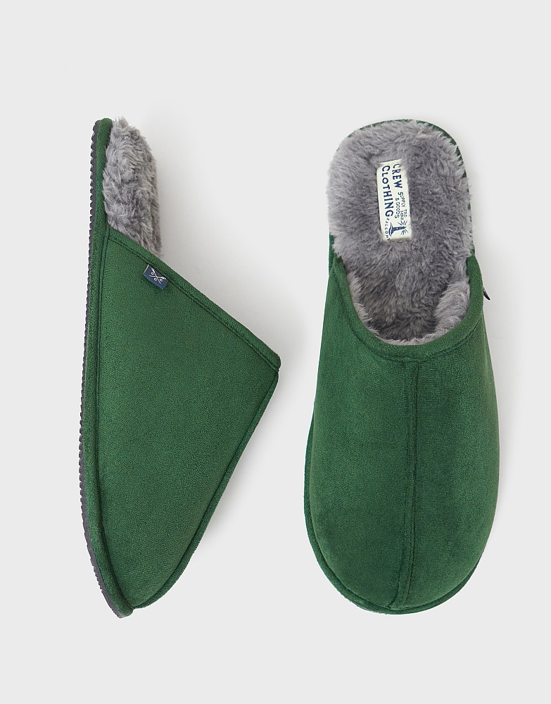 Mule Slippers in Green