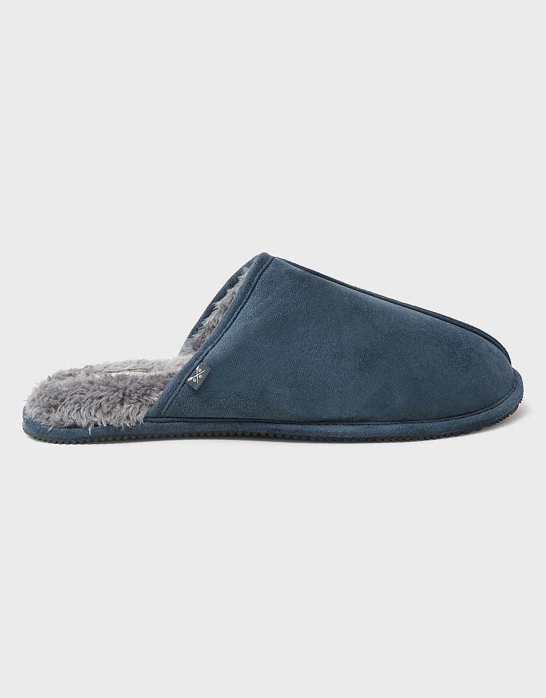 Mule Slippers in Navy