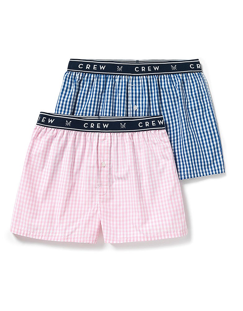 2 Pack Woven Boxers