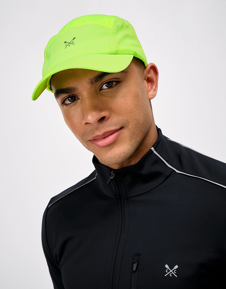 Active 5 Panel Cap in Lime Green