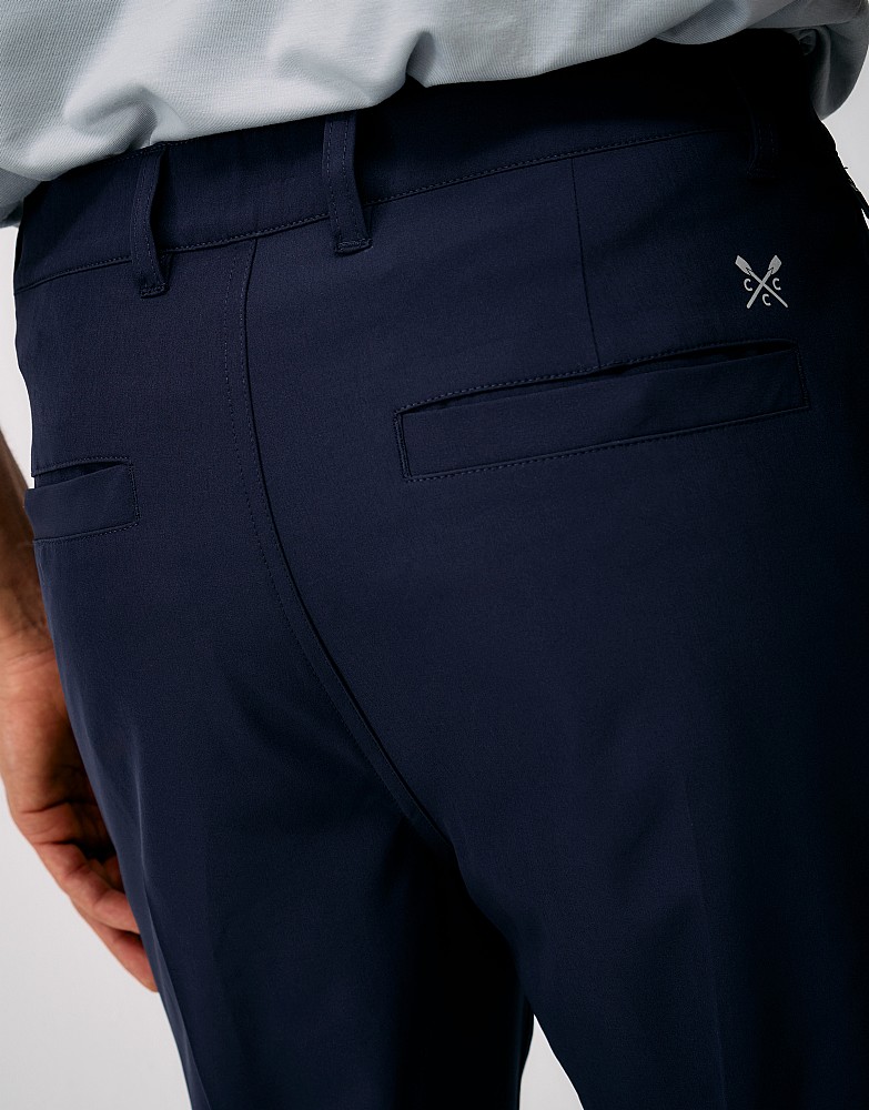Men's Classic Tapered Golf Chino in Navy from Crew Clothing Company