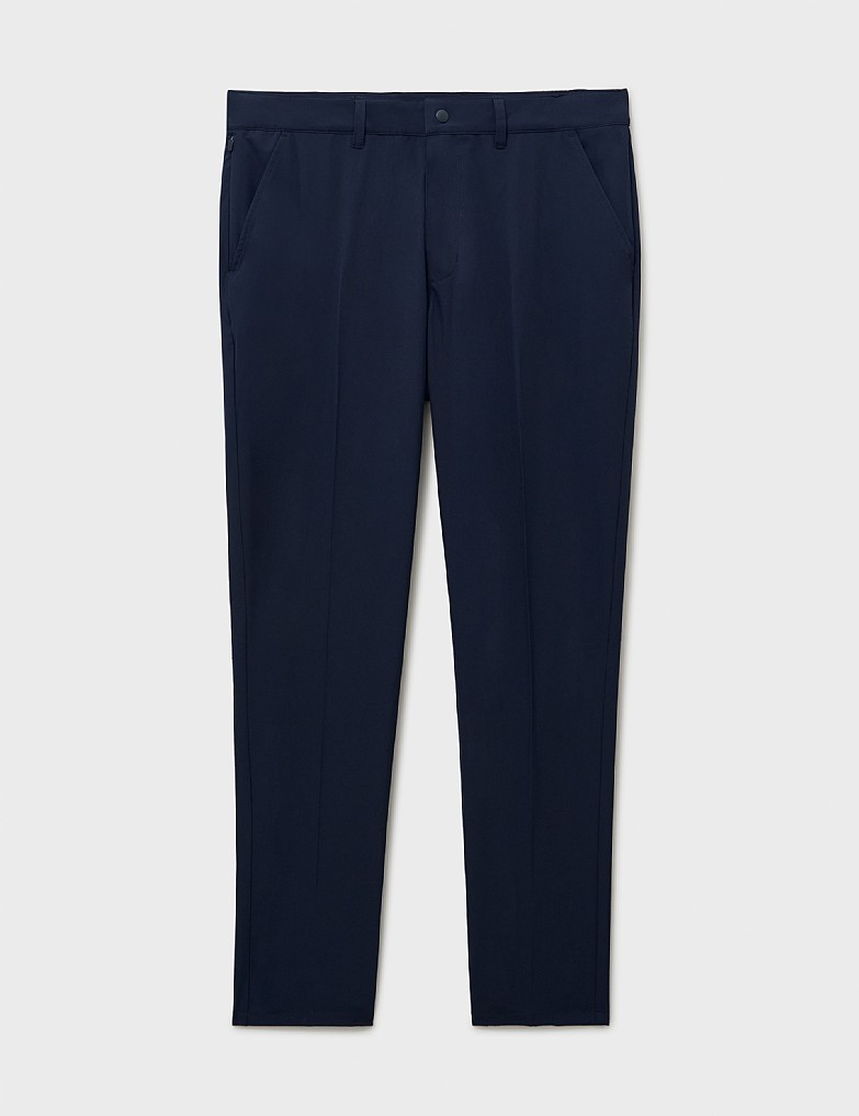 Men's Classic Tapered Golf Chino in Navy from Crew Clothing Company
