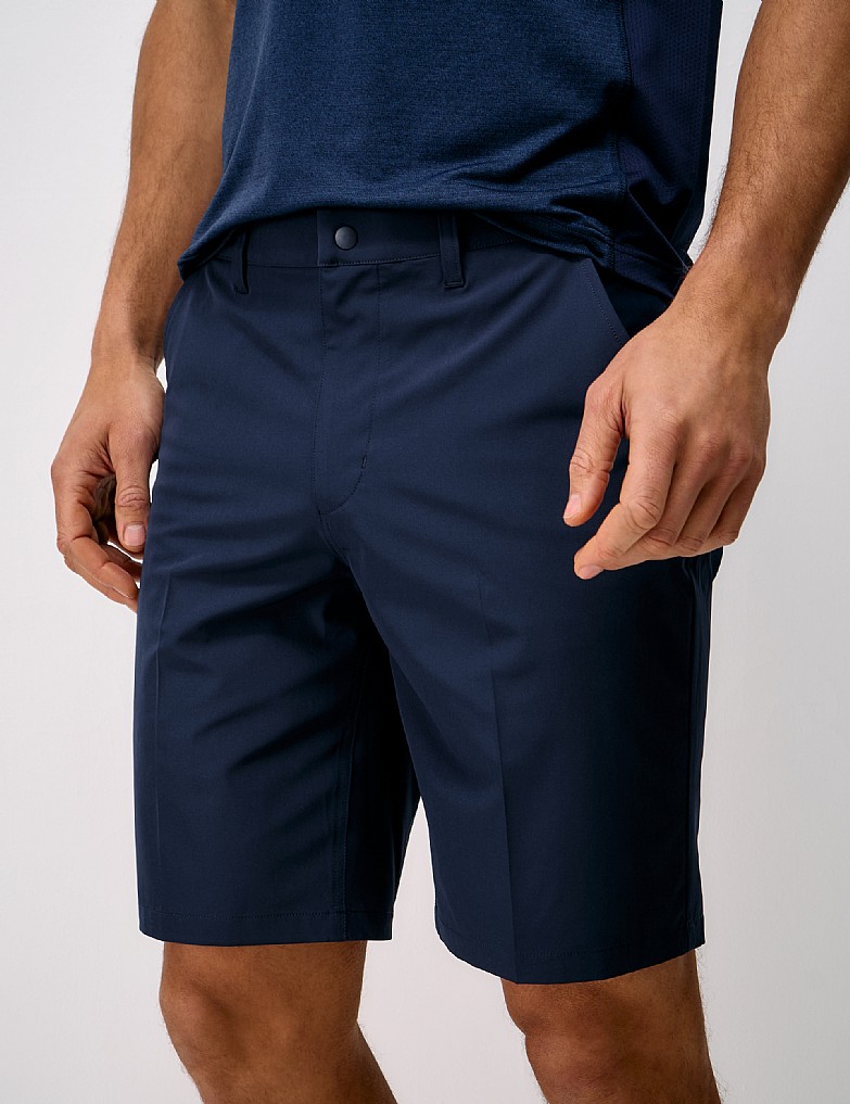 Men's Classic Tapered Golf Shorts in Navy from Crew Clothing