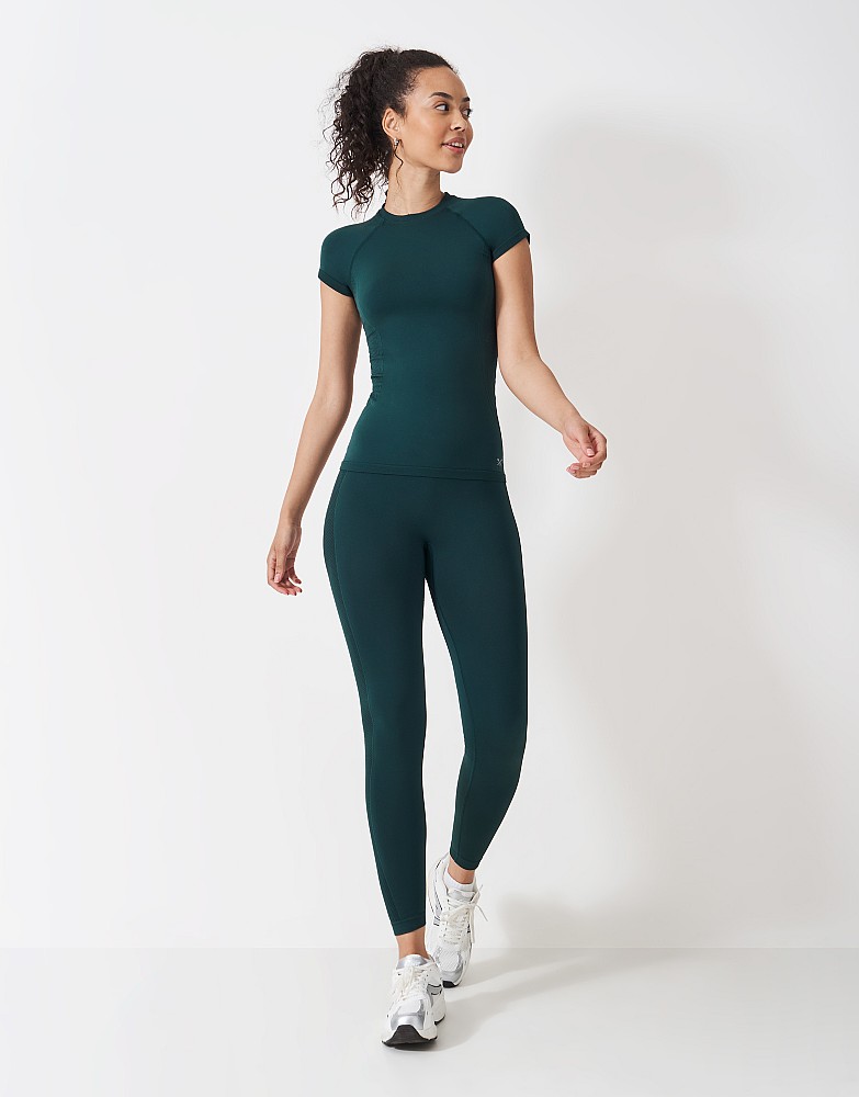 Seam-free Sports T-Shirt in Green