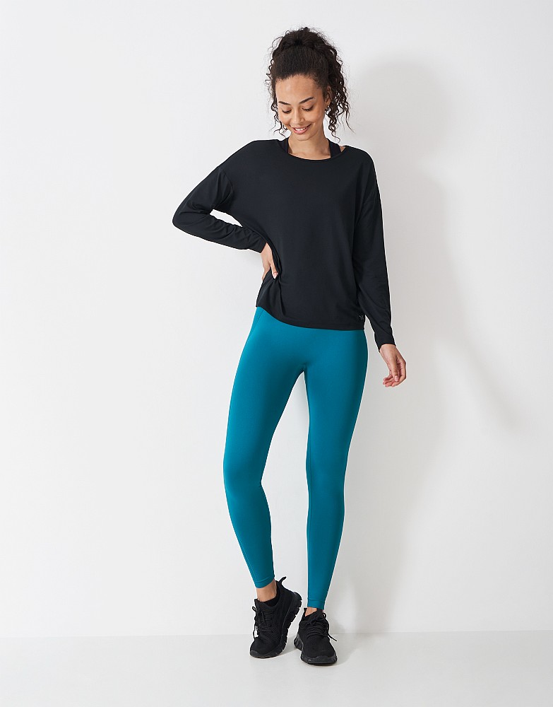 RENESEILLE Women's Long Sleeve Workout T-Shirt - Slim Fit Stretch Active Tee Top - View #11