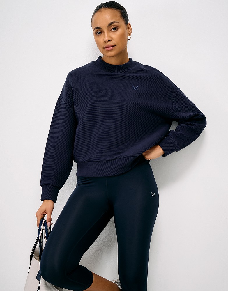 Ottoman Cooldown Sweat in Navy