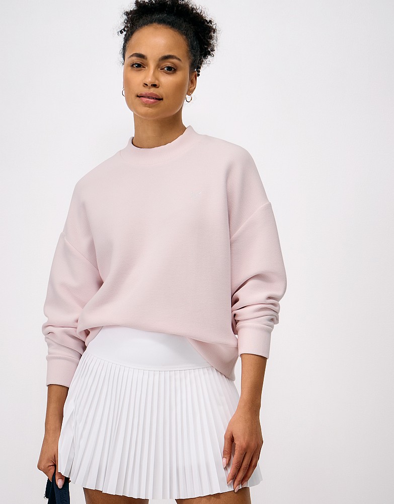 Ottoman Cooldown Sweat in Pink