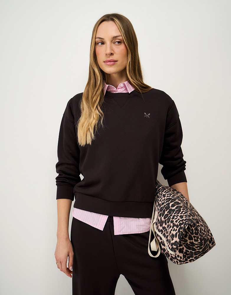 SuperLuxe Cool Down Sweat in Coffee Brown