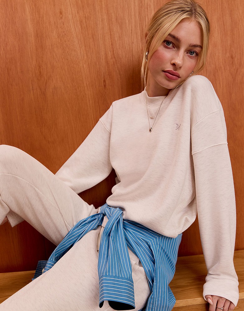 SuperLuxe Cool Down Sweat in Pink