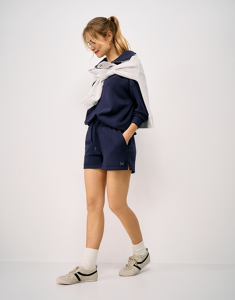 SuperLuxe Relaxed Shorts in Navy