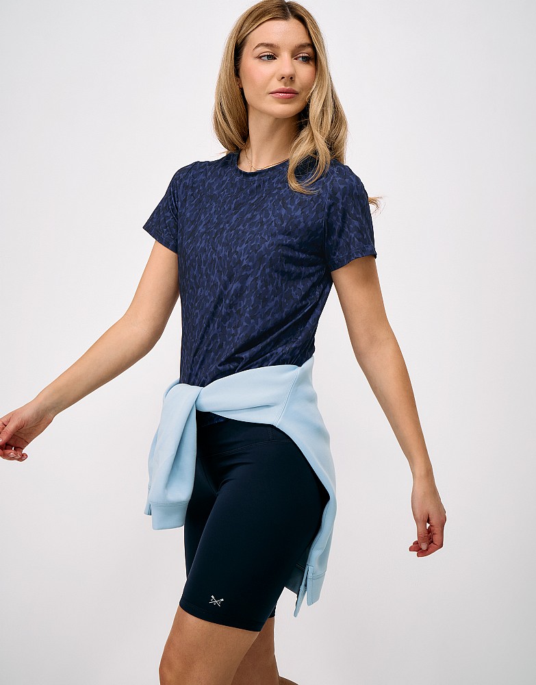 Relaxed Studio Tee in Navy Print