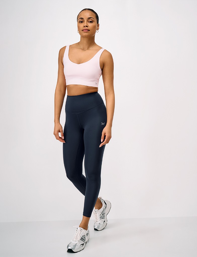 High Waisted 7/8 Leggings in Navy