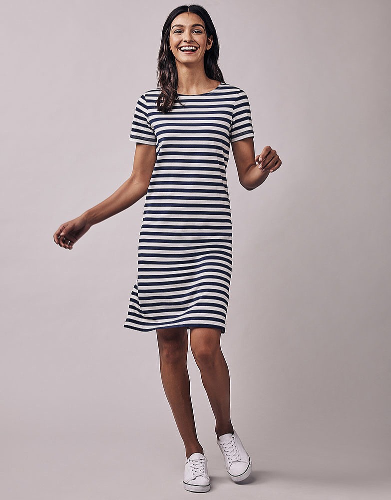 Women's Short Sleeve Jersey Dress from Crew Clothing Company