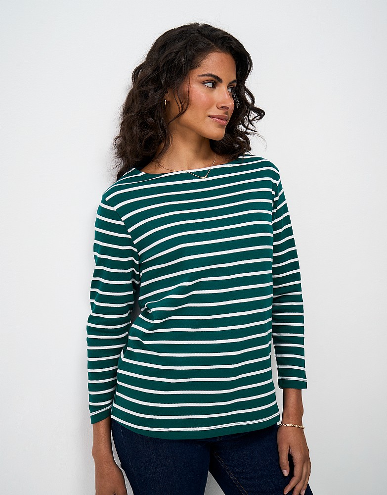 Ultimate Breton in Green and White Stripes