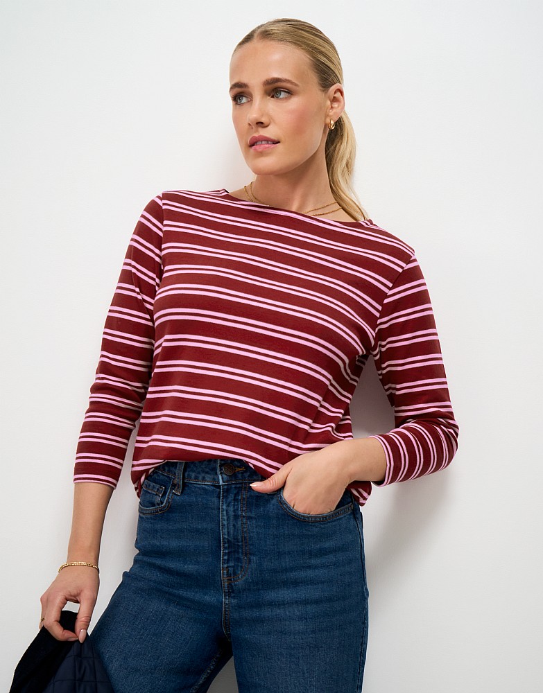 Ultimate Breton in Red & Pink Stripes