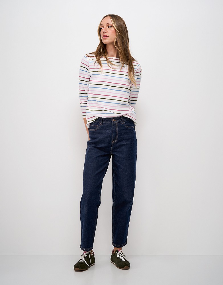 Relaxed High-Rise Jeans in Dark Wash