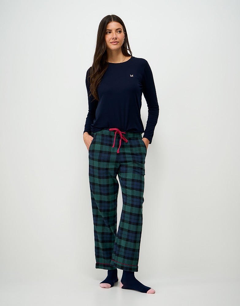 Flannel Pyjama Bottoms in Blackwatch Check