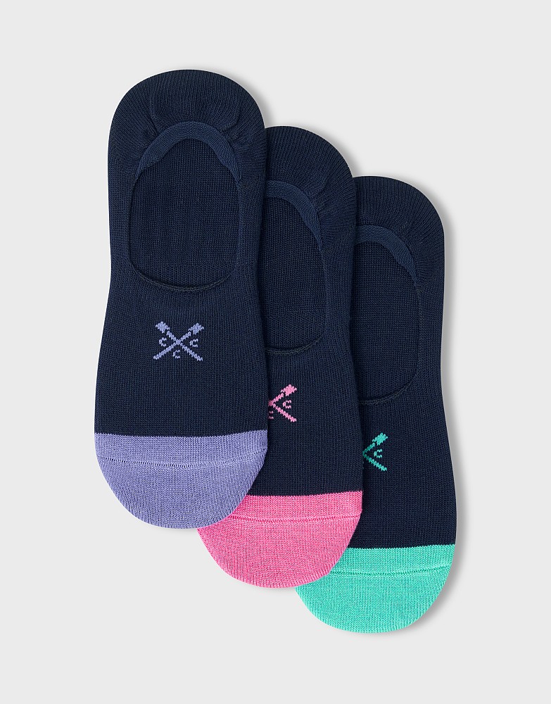 3 Pack Secret Socks in Navy