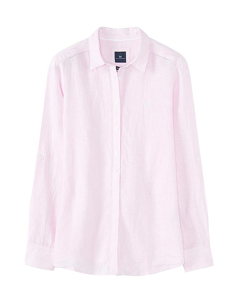 Linen Shirt In Classic Pink