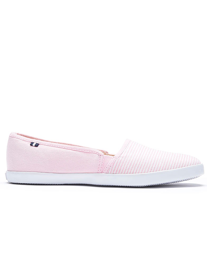 Lucy Canvas Flats in Pink