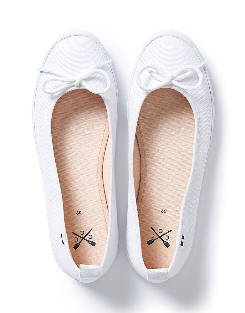 Clara Pump in White from Crew Clothing