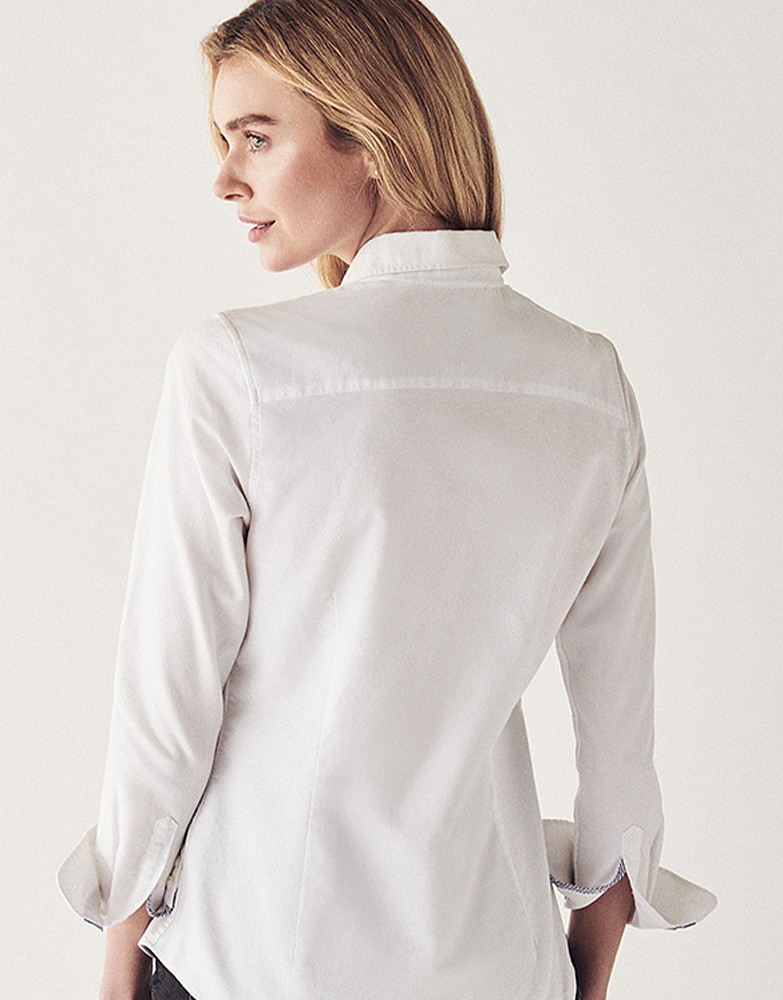 Oxford Classic Fit Shirt in Optic White 