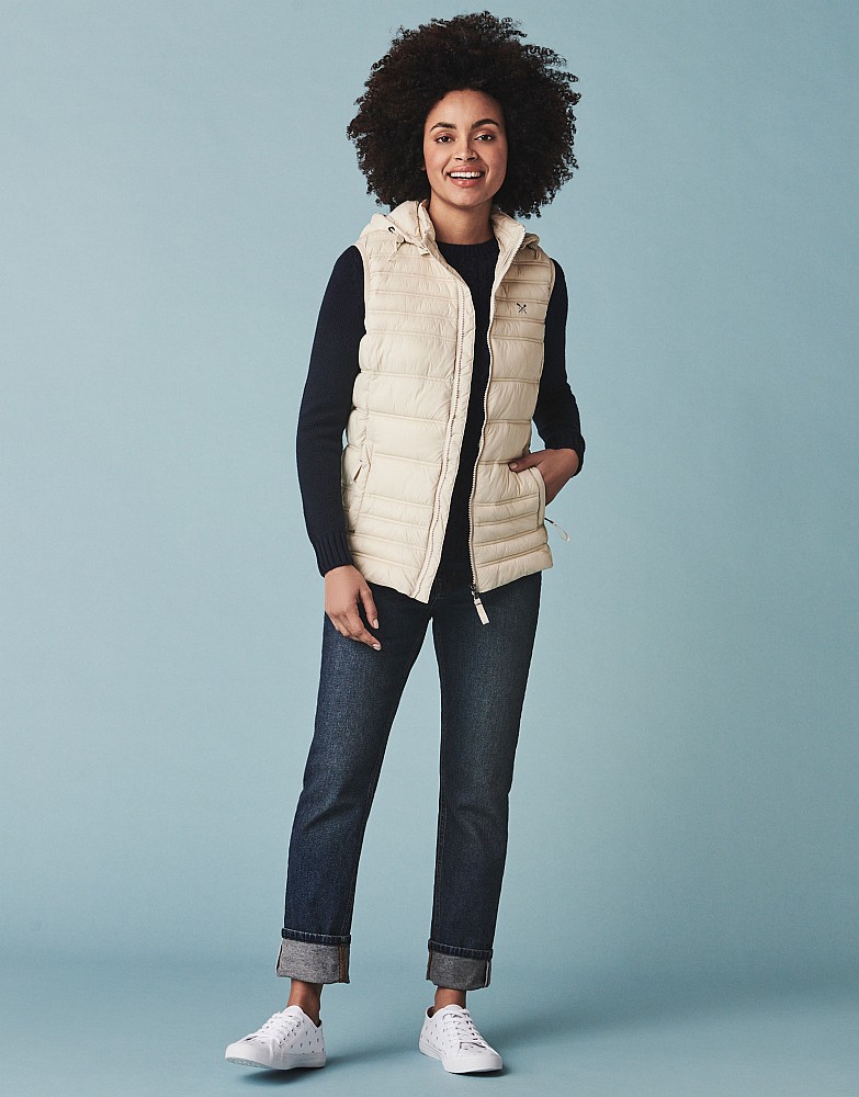 Quilted Lightweight Hooded Gilet