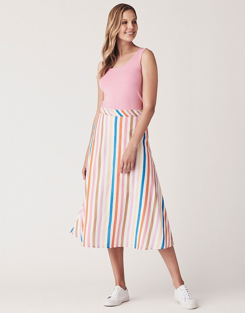 Full Stripe Multi Skirt