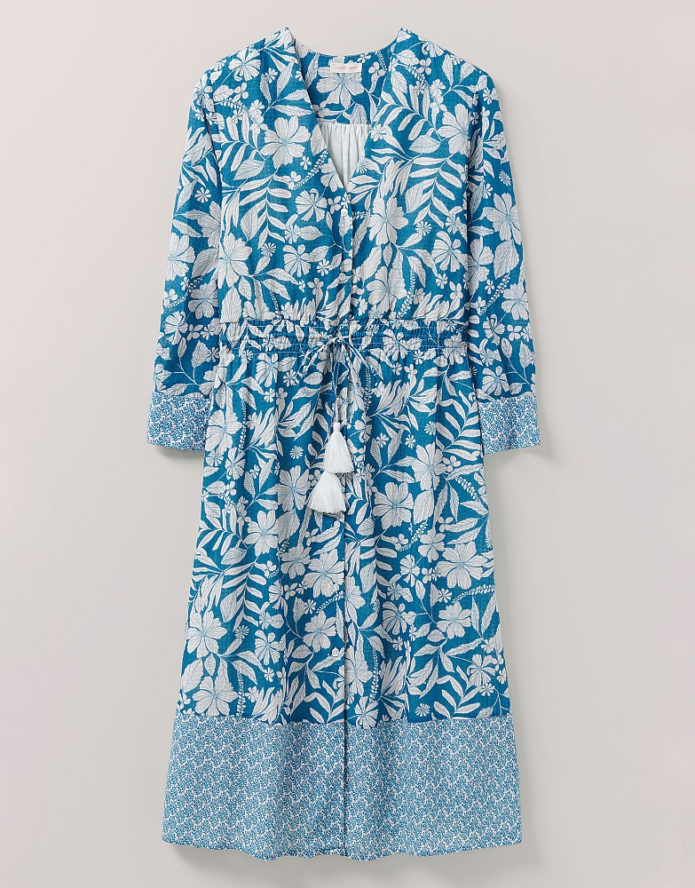 Soft Cotton Mixed Tunic Dress