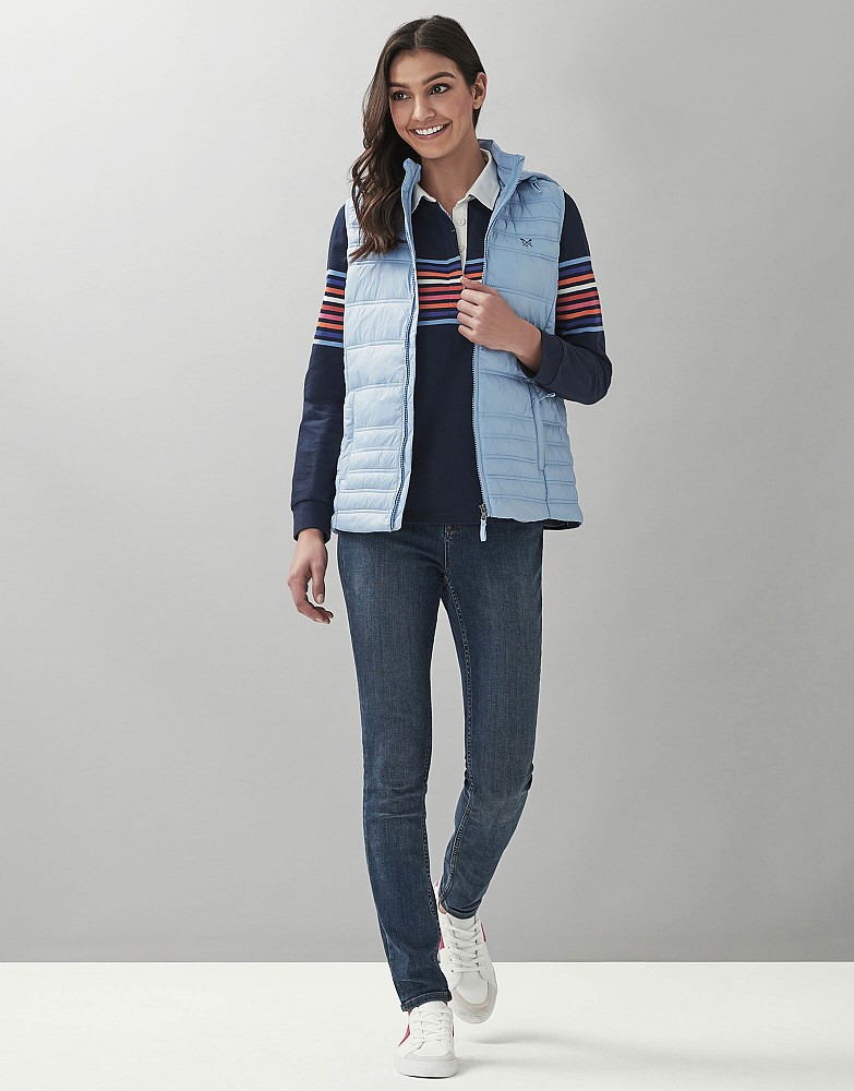 Women's Lightweight Padded Gilet from Crew Clothing Company