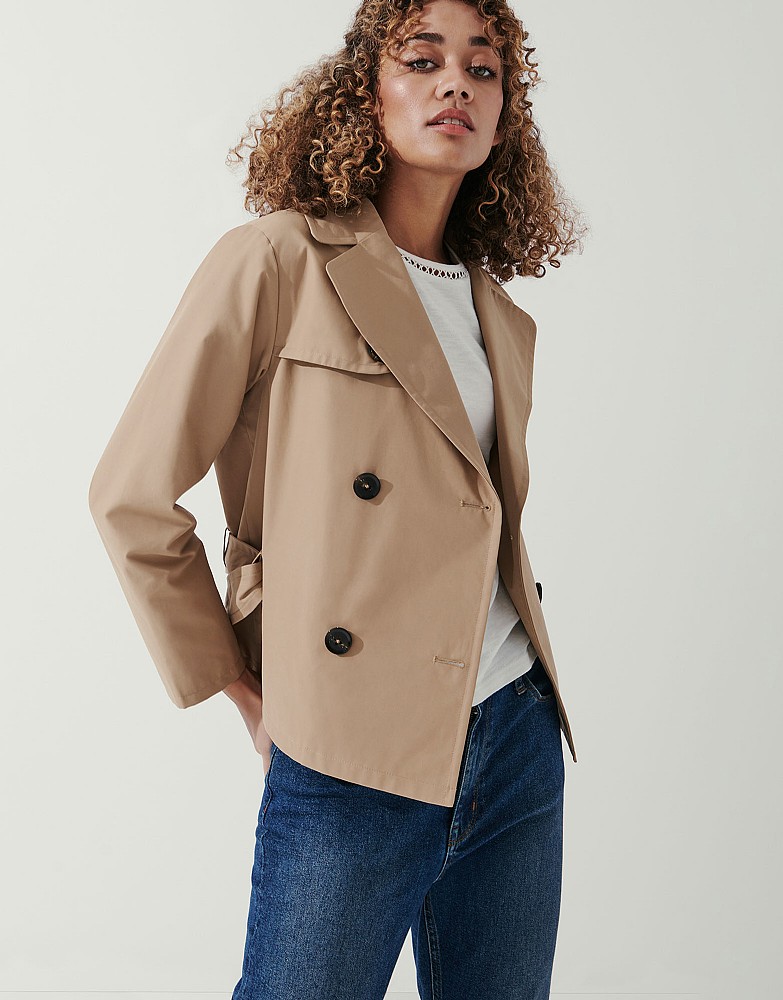 Double Breasted Trench Jacket