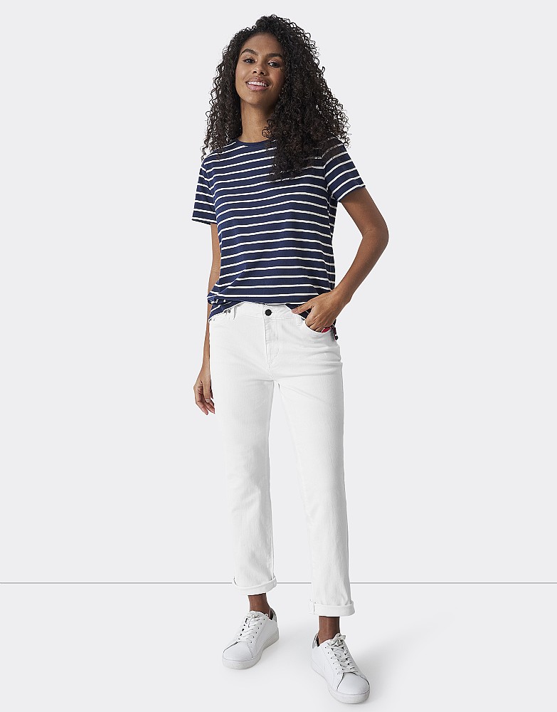 Straight Jean in White