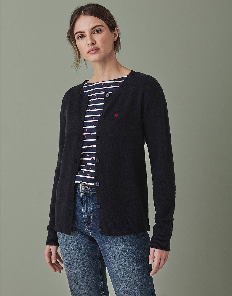 Women's Heart Cardigan from Crew Clothing Company