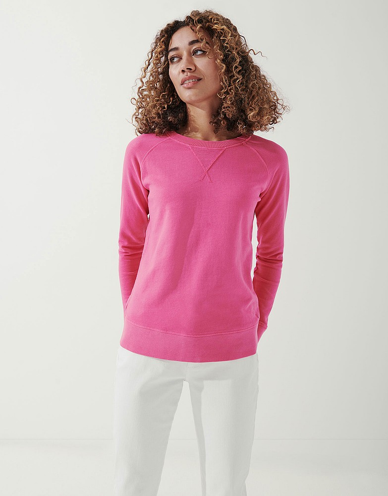 crew clothing pink jumper