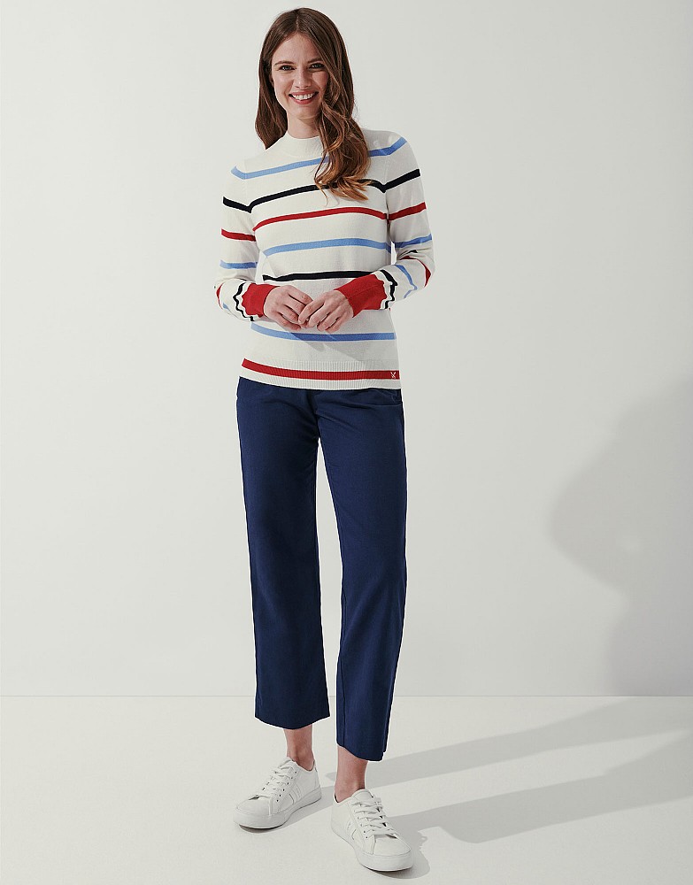 Women's My Crew Stripe Jumper from Crew Clothing Company