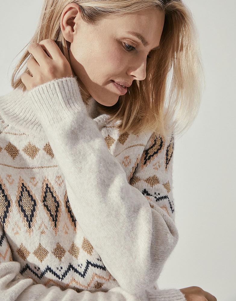 Women's Diamond Fairisle Jumper from 