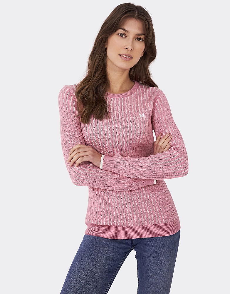 Heritage Crew Neck Cable Jumper