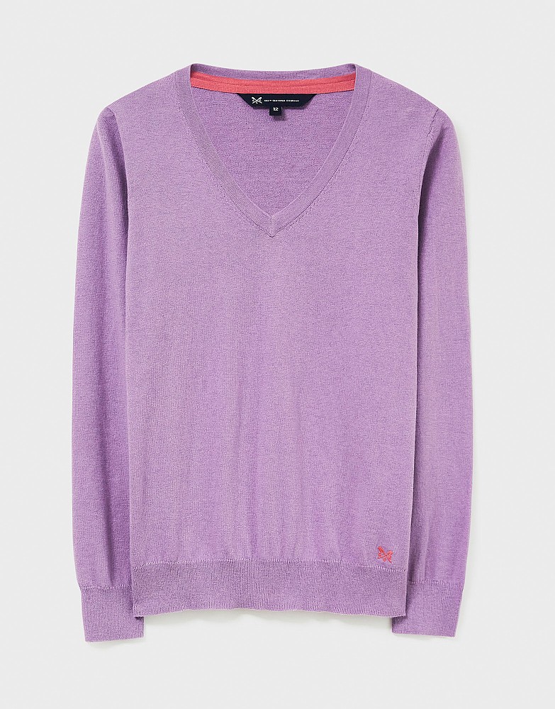 Foxy V Neck Jumper from Crew Clothing 