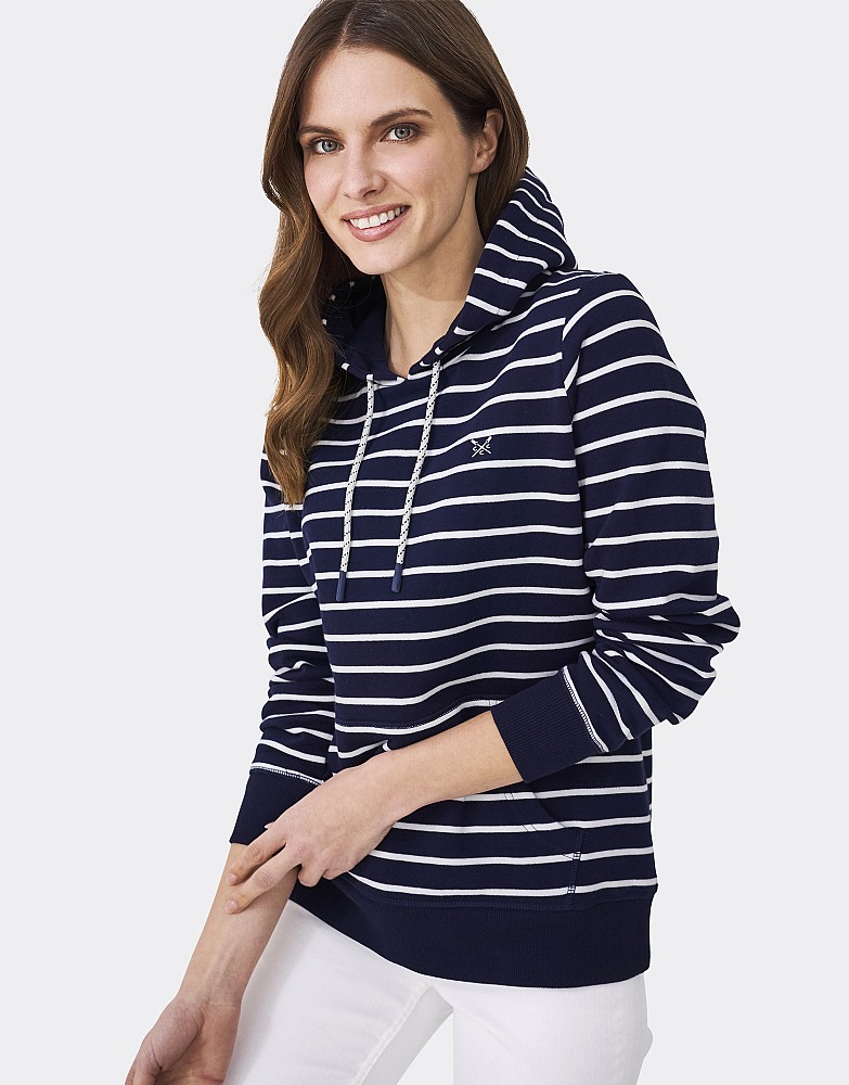 Ash Hoodie - Navy Stripe